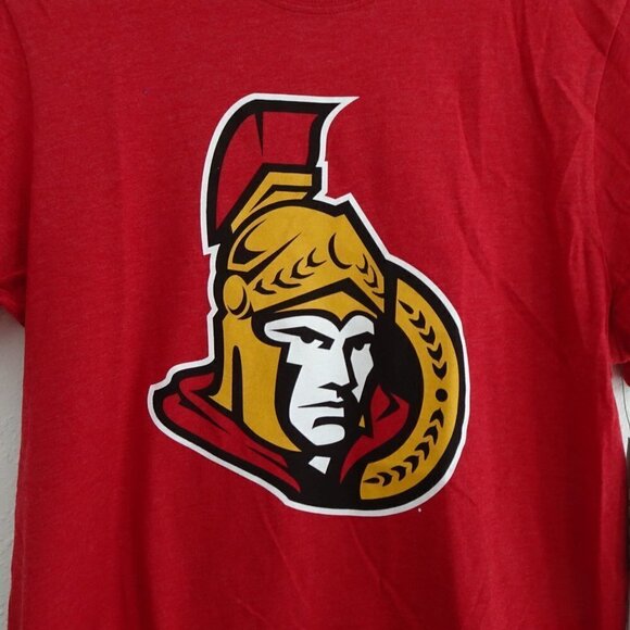 OTTAWA SENATORS Hockey T-Shirt '47 Size S Red Short Sleeve - Picture 2 of 5